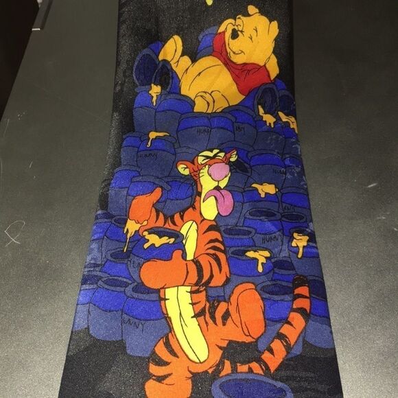 Winnie the Pooh and Tigger Neck Tie Timeless Elegance & Whimsy - Picture 6 of 9